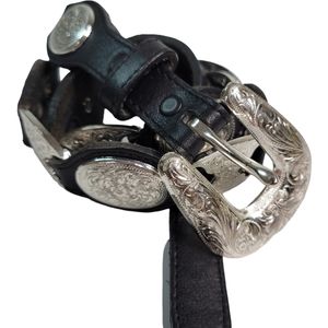 Tony Lama Leather Concho Belt